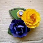 Paper Flower Corsage, Pin-on Corsage, Wedding,..