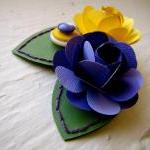 Paper Flower Corsage, Pin-on Corsage, Wedding,..