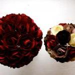 Paper Rose Bouquet, Toss Bouquet, Red, Chocolate,..