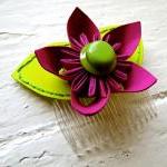 Paper Flower Hairpiece, Headpiece, Comb, Kusudama,..
