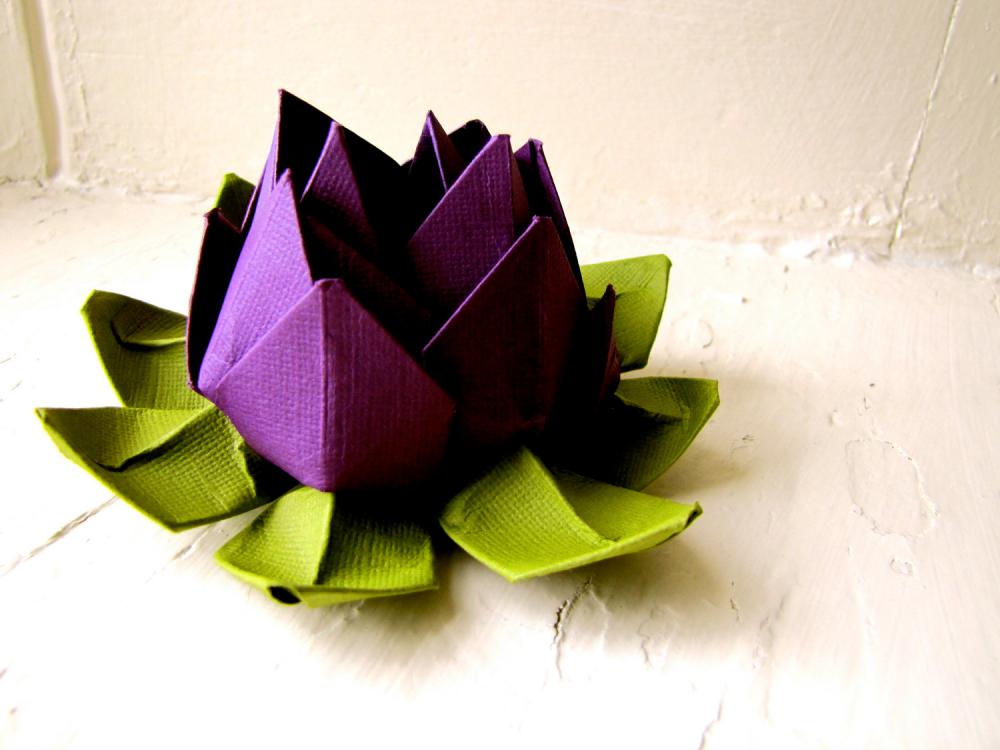 Paper Lotus, Purple And Green, Wedding Decor, Wedding Bouquet, Home Decorations, Event Decorations